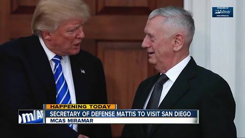 Secretary of Defense Mattis visits San Diego