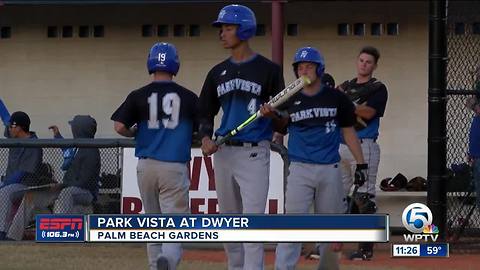 Park Vista takes on Dwyer in high school baseball