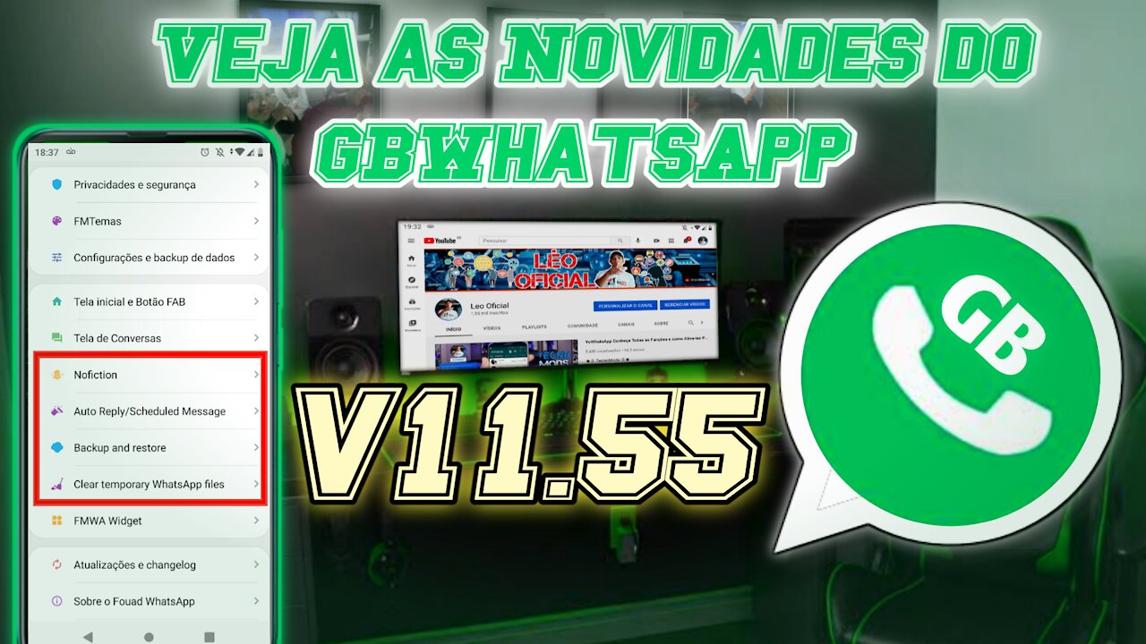 GBWhatsApp Atualizado v.11.55 Com Novas funções PREMIUM