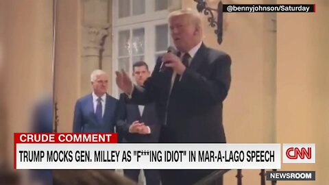 Trump mocks top general at his Florida resort.