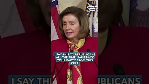 #House Speaker #NancyPelosi tells #Republicans to “take back your party from this #cult.” #GOP #news