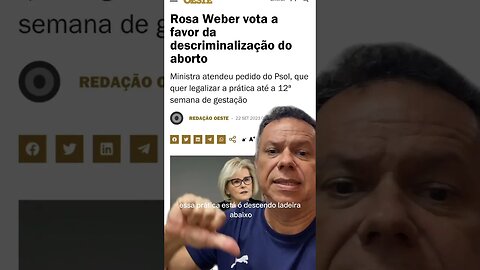 Rosa Werber vota a favor da descriminalização do aborto #shortsvideo