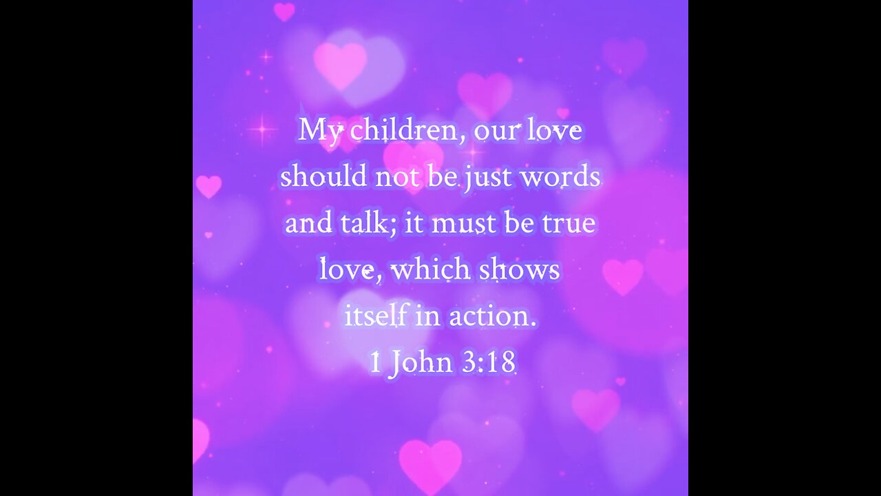 1 John 3:18