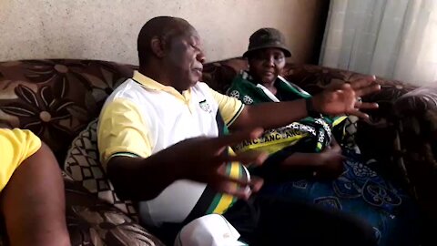 SOUTH AFRICA - Johannesburg - Cyril Ramaphosa in Soweto (videos) (jDe)