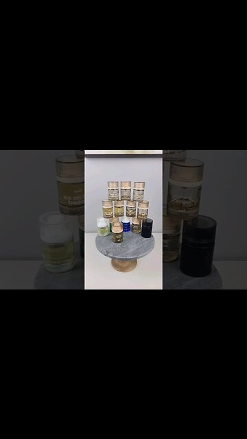 Best clean fragrances - I made a tower of them! #stopmotion