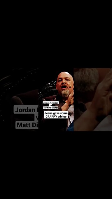 Jesus gave crappy advice. #jordanpeterson #mattdillahunty #jesus #atheism #atheist #god #humanism