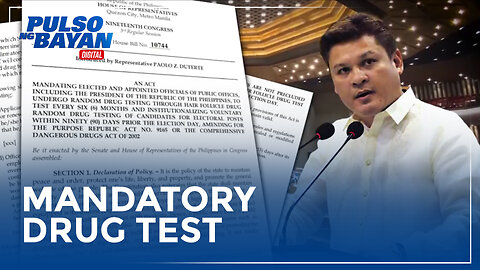 Panukalang mandatory d r u g test sa Pangulo at halal na opisyal, pinaboran ng mga residente ng Maynila