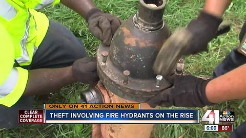 KC Water frustrated with vandalized fire hydrants