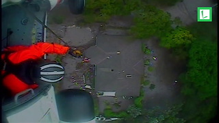 Dramatic Rescue in California Mudslides