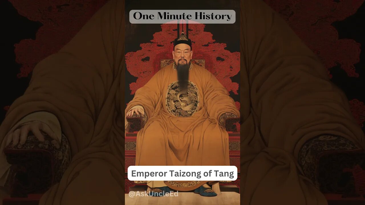 One Minute History - Emperor Taizong of Tang