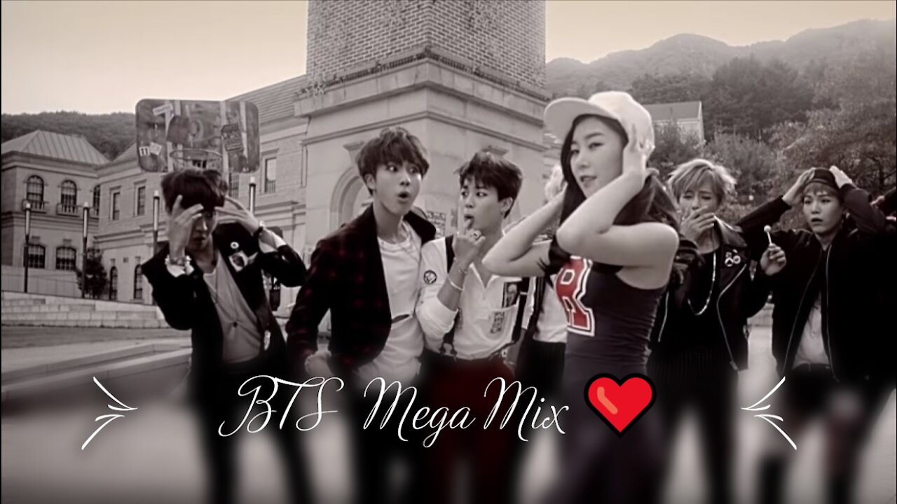 BTS MegaMix Mashup | Made with ❤ | Most Popular Of BTS | #BTS #MegaMix #part1