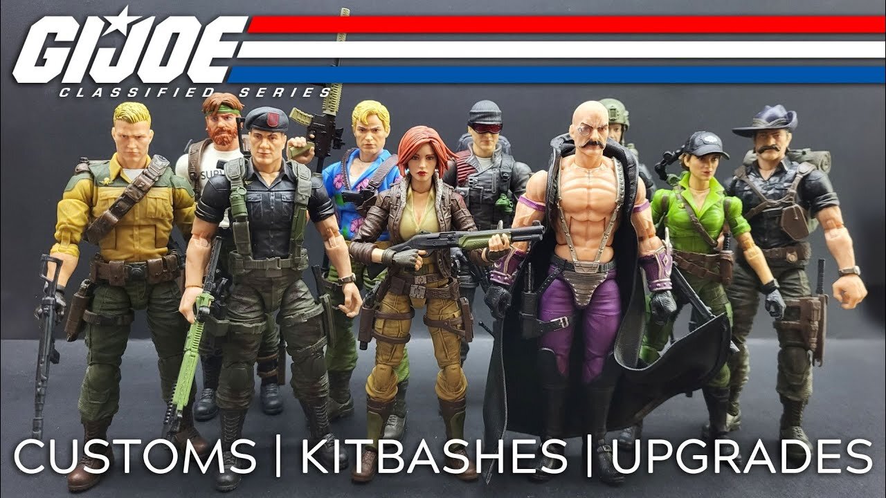 GI Joe Classified Series Customs and Kitbashes