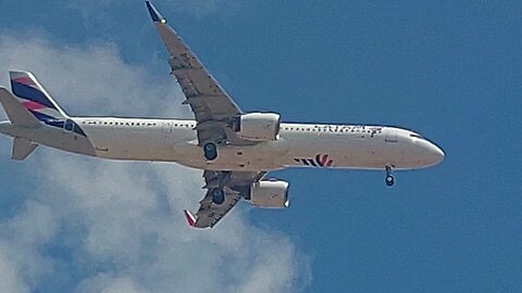 Airbus A321NEO PS-LBM coming from Guarulhos to Fortaleza