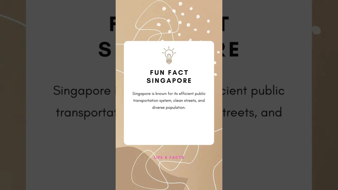 Fun Facts Singapore