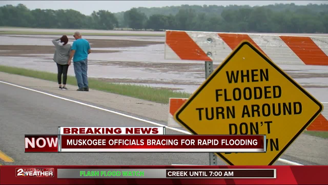 Muskogee officials bracing for rapid flooding