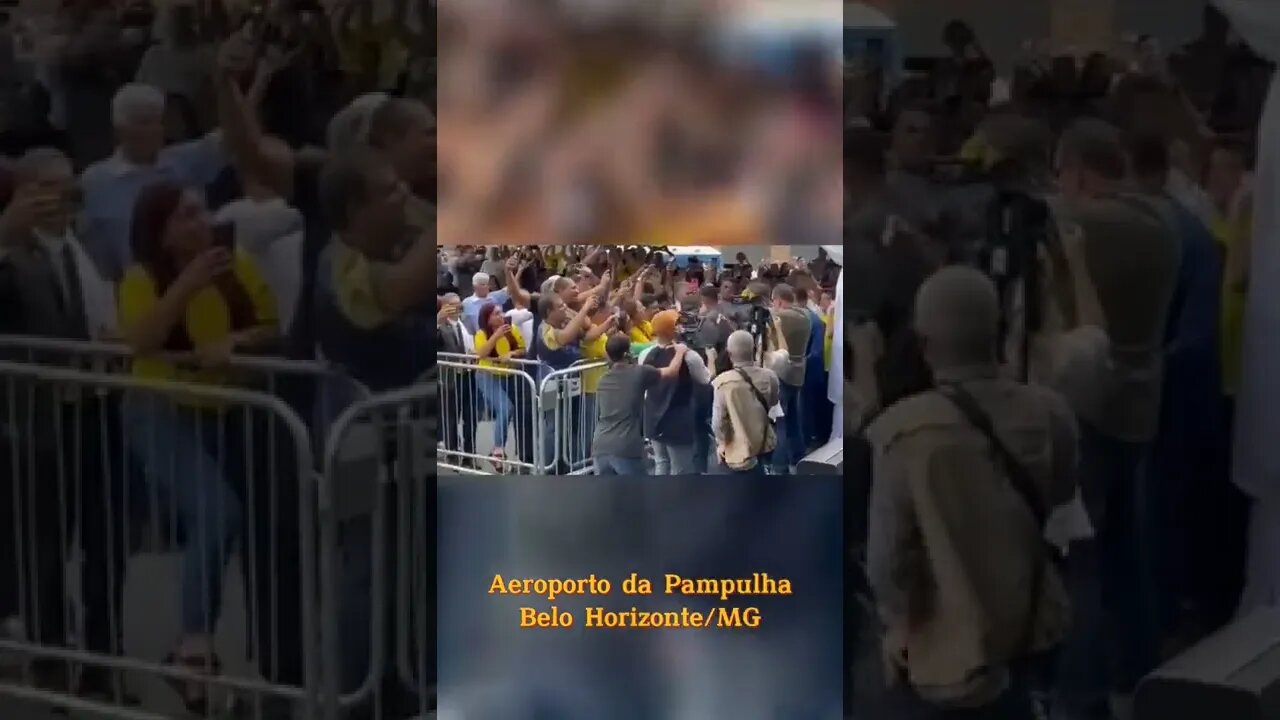 Bolsonaro no Aeroporto da Pampulha - Belo Horizonte/MG