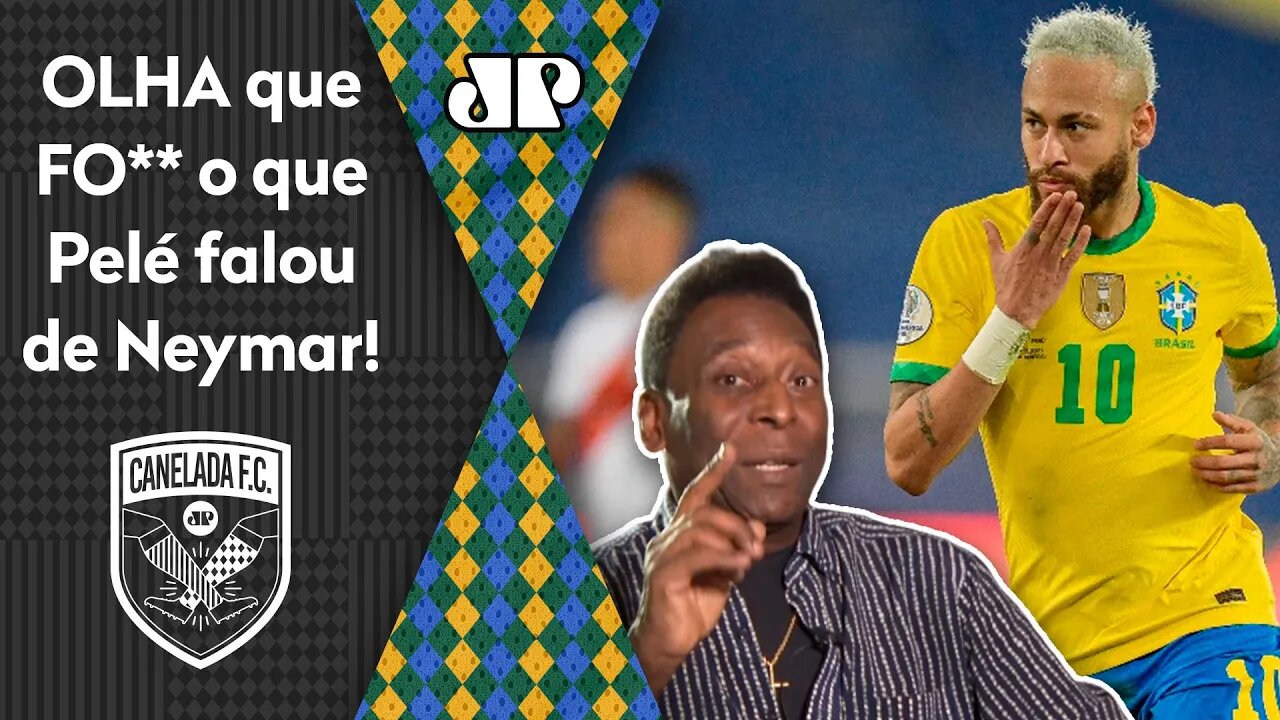 "TODA vez que eu vejo esse menino, ele..." OLHA que FO** o que Pelé falou de Neymar!