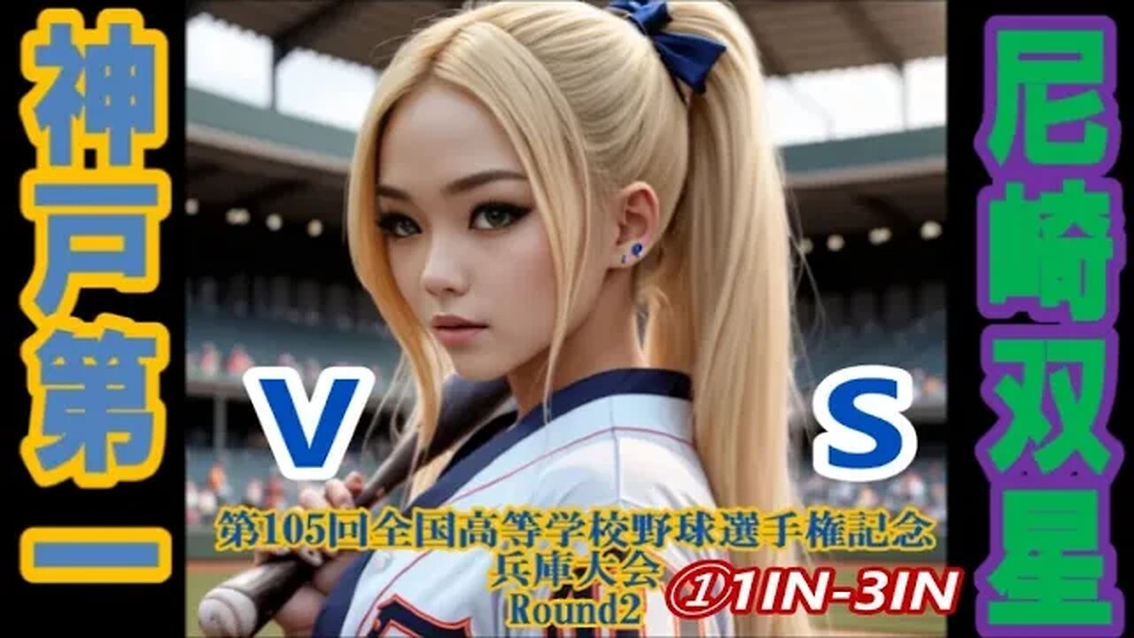 投手戦【第105回全国高等学校野球選手権記念兵庫大会】R2 神戸第一vs尼崎双星UnPlay全収録①1IN-3IN