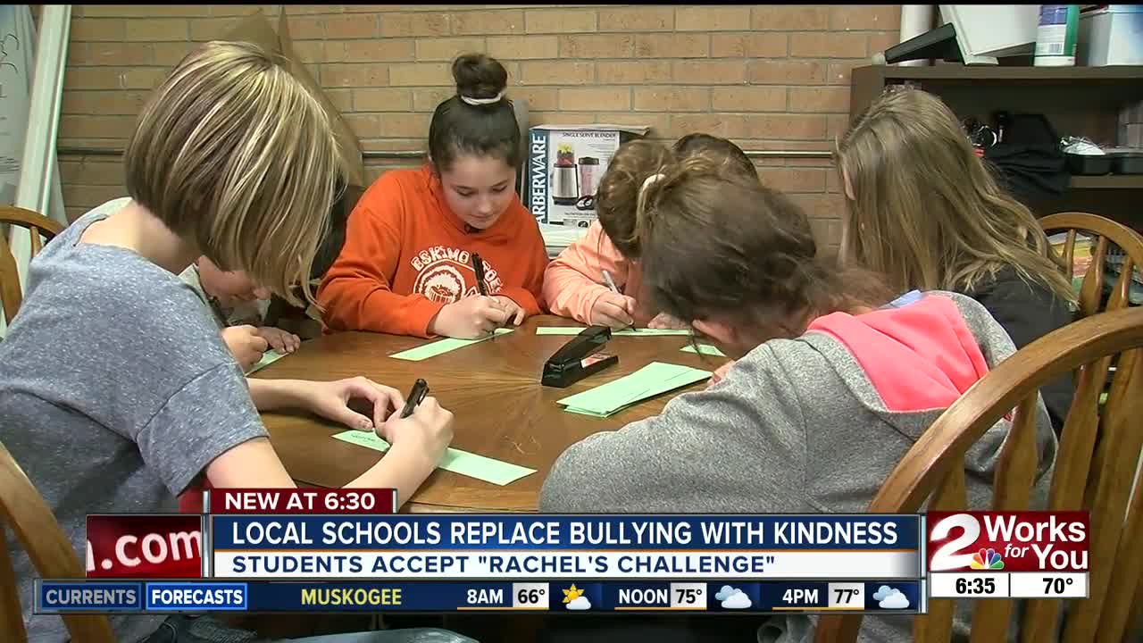 Local schools replace bullying with kindness