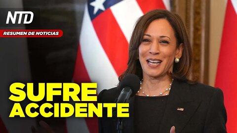 Kamala Harris sufre accidente automovilístico; EE. UU. en pláticas con Venezuela por petróleo