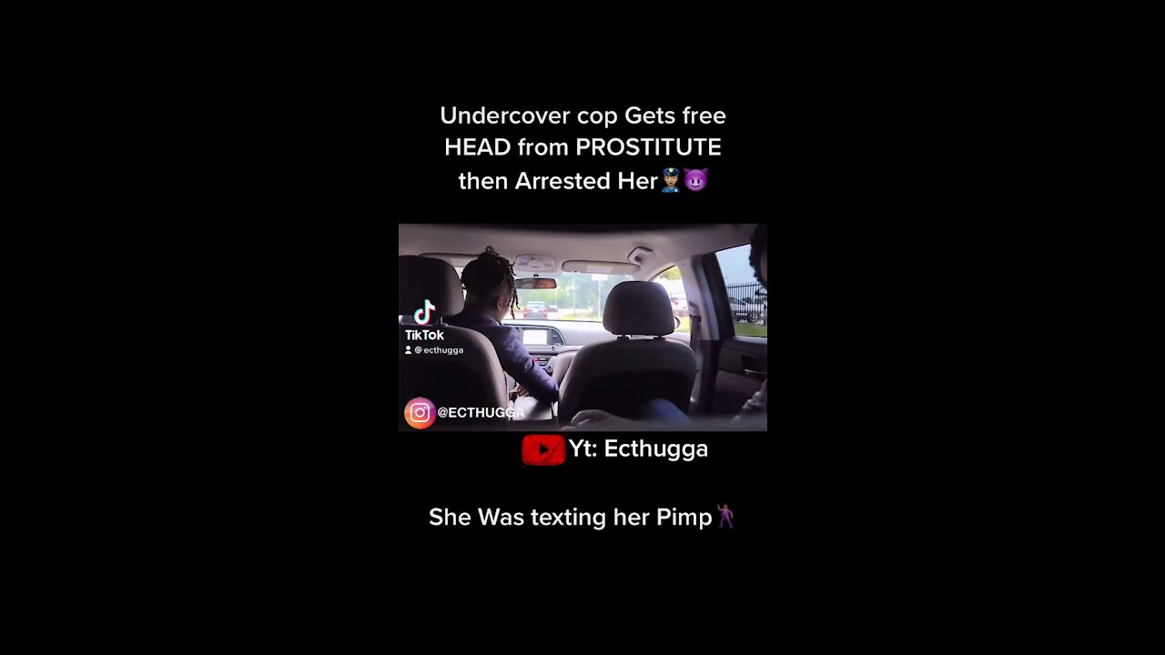 Undercover Cop gets FREE HEAD from Prostitute🕺🏾😈