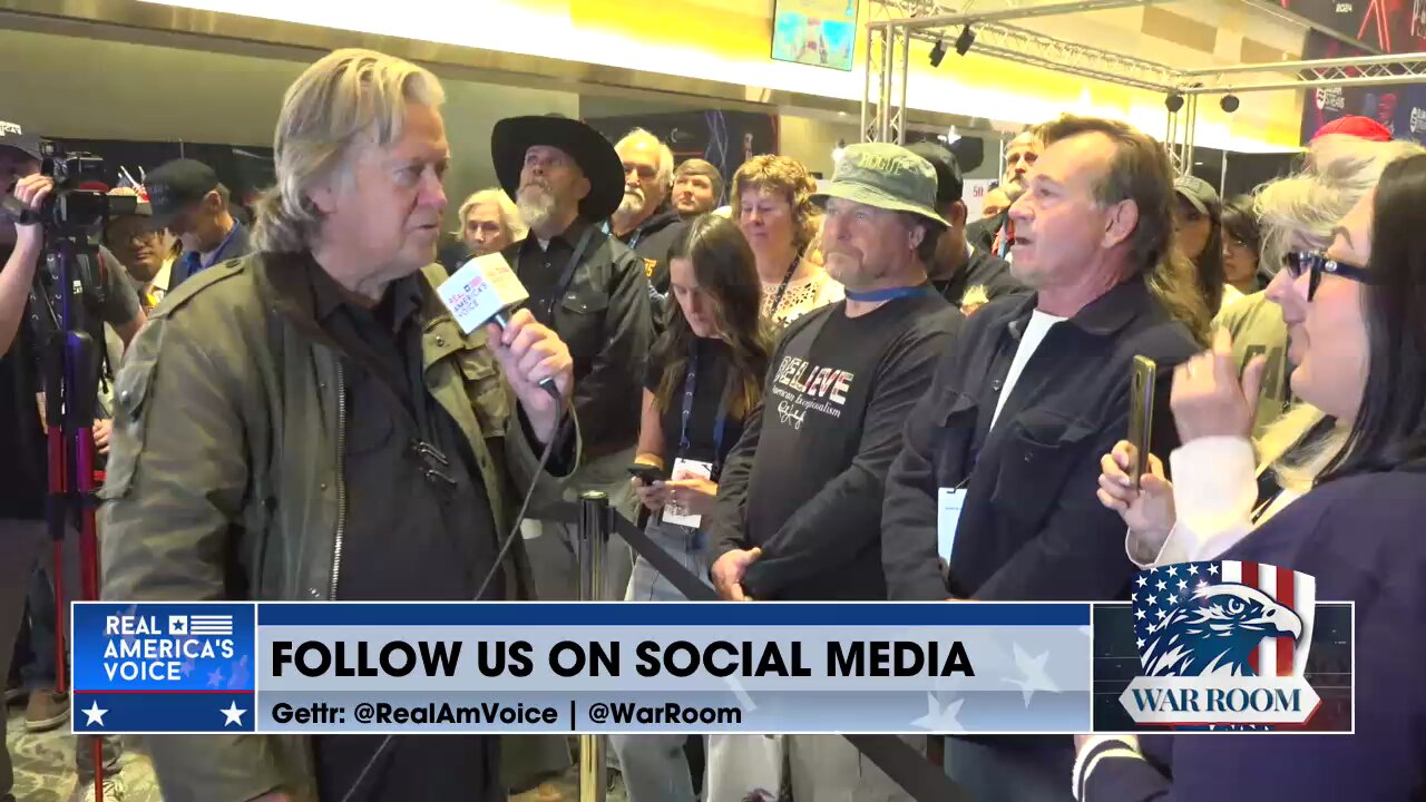 Steve Bannon Addresses the WarRoom Posse Live at AMFest