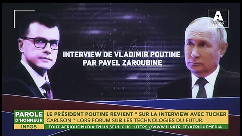 🔴‼️🇷🇺 Le Président Poutine revient sur son interview avec Tucker Carlson, doublé en 🇫🇷