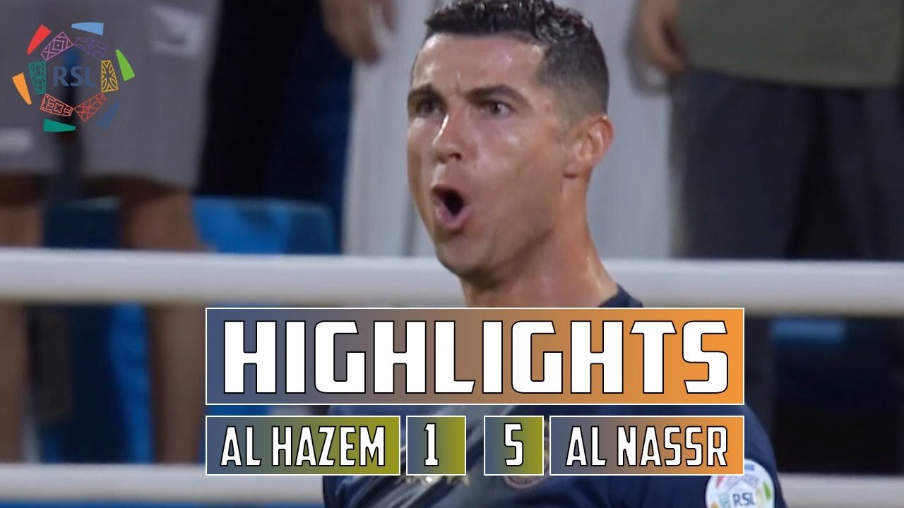 Al Hazem 1 - 5 Al Nassr | Highlights | Roshn Saudi League | 2nd September 2023