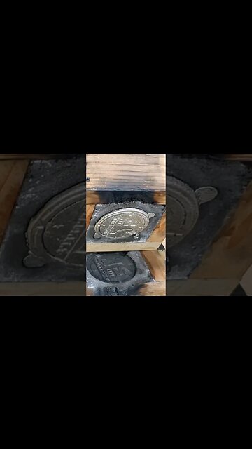 Making a 2nd Amendment Ingot -Sand Casting Metal