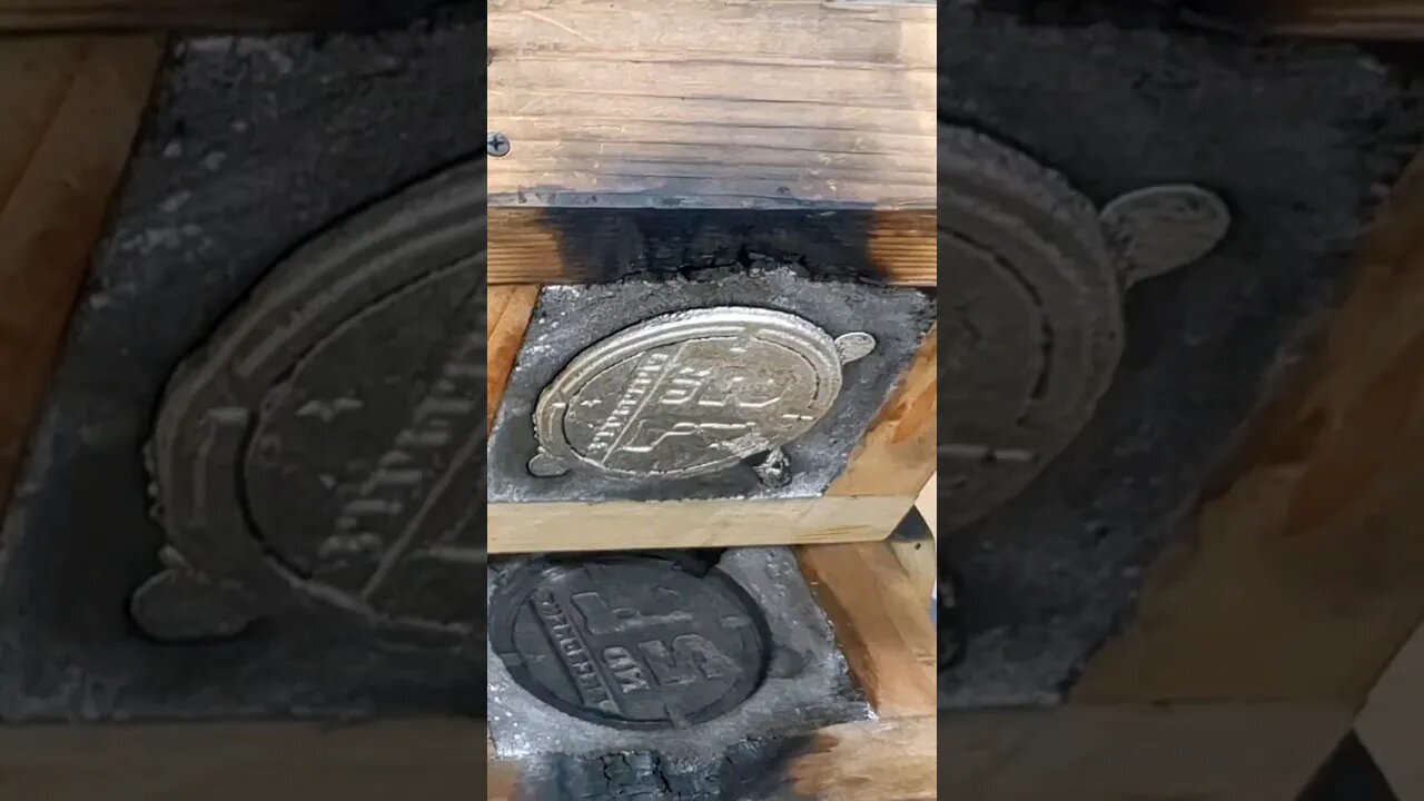 Making a 2nd Amendment Ingot -Sand Casting Metal