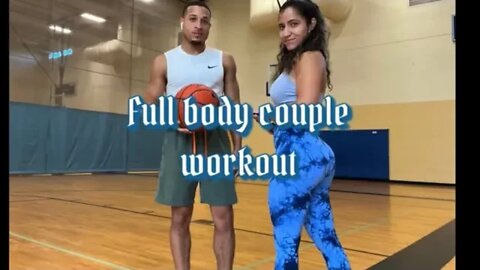 Couples Workout | She Beat Me In Basketball