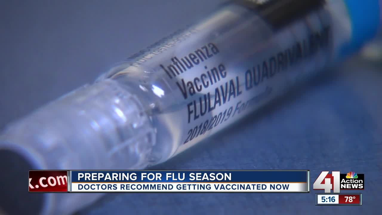 Doctors say it's never too early to get flu shot