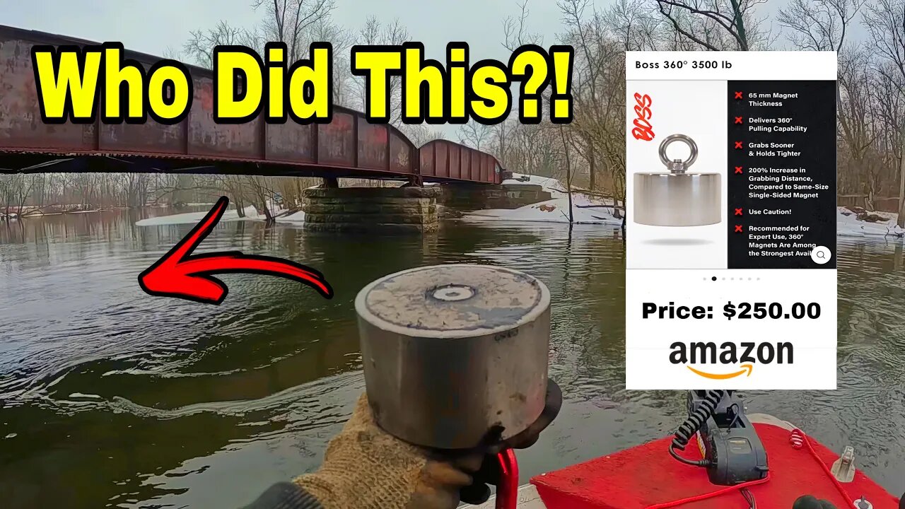 Dragging My Giant $250 Magnet Down the River - You Won’t Believe What I Found!!!