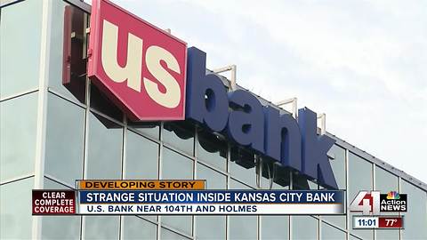 Man allegedly breaks in, floods US Bank on 104th