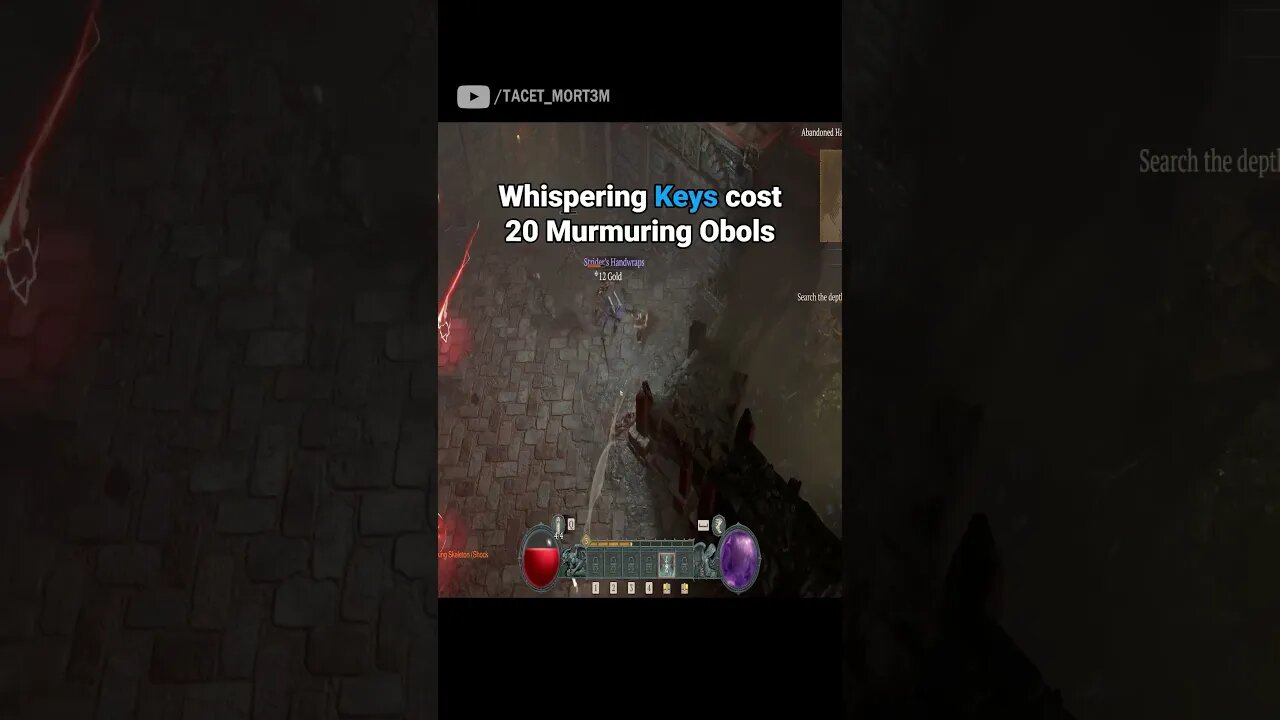 HOW TO Use WHISPERING KEYS In Diablo 4 #shorts