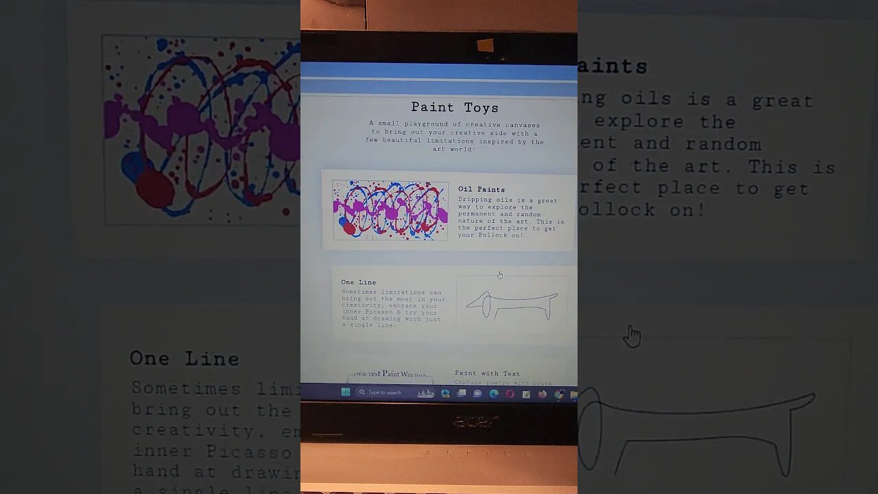 Google fun tricks no.197 (paint toys) #shorts#trending #viral