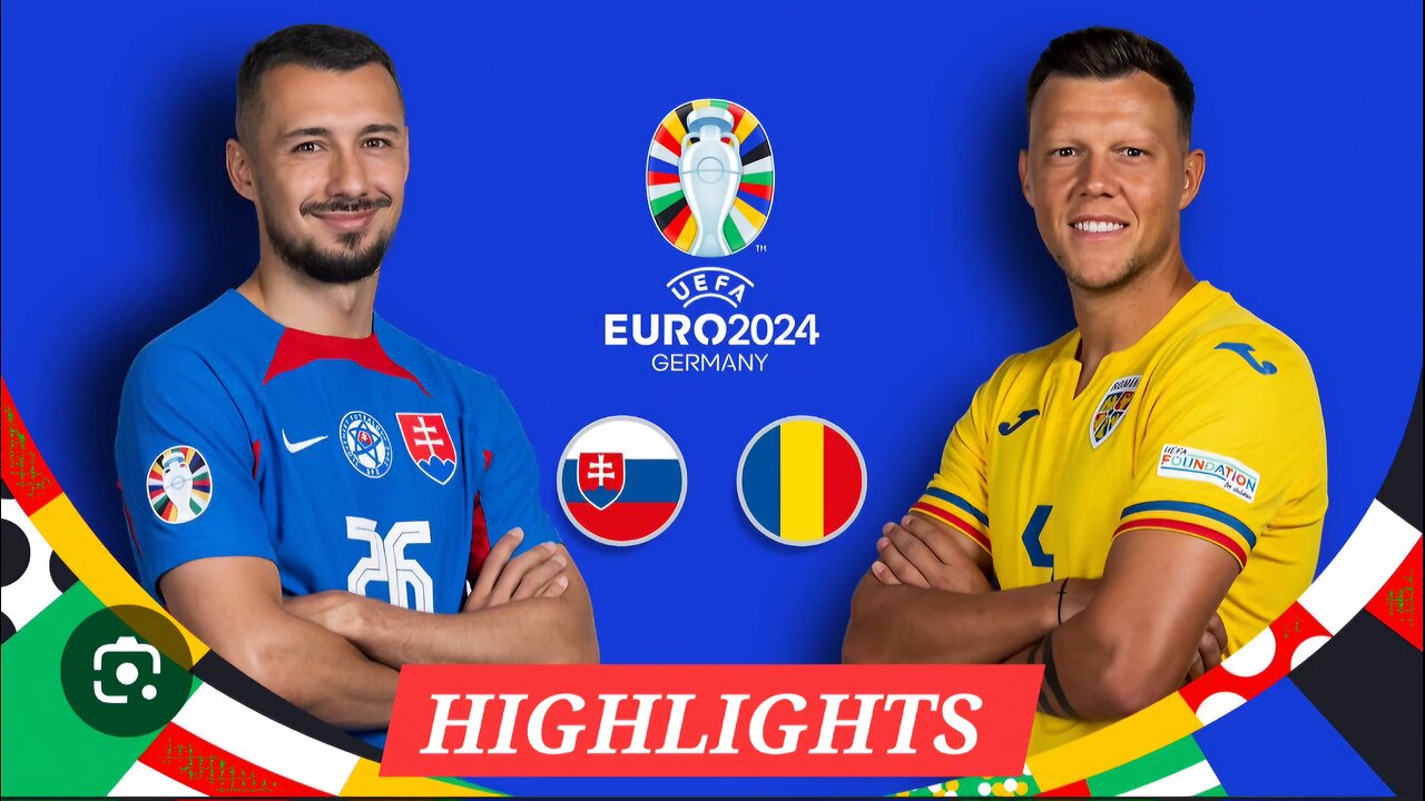 Highlights- Romania 🇷🇴 Vs Slovakia 🇸🇰 Football Match