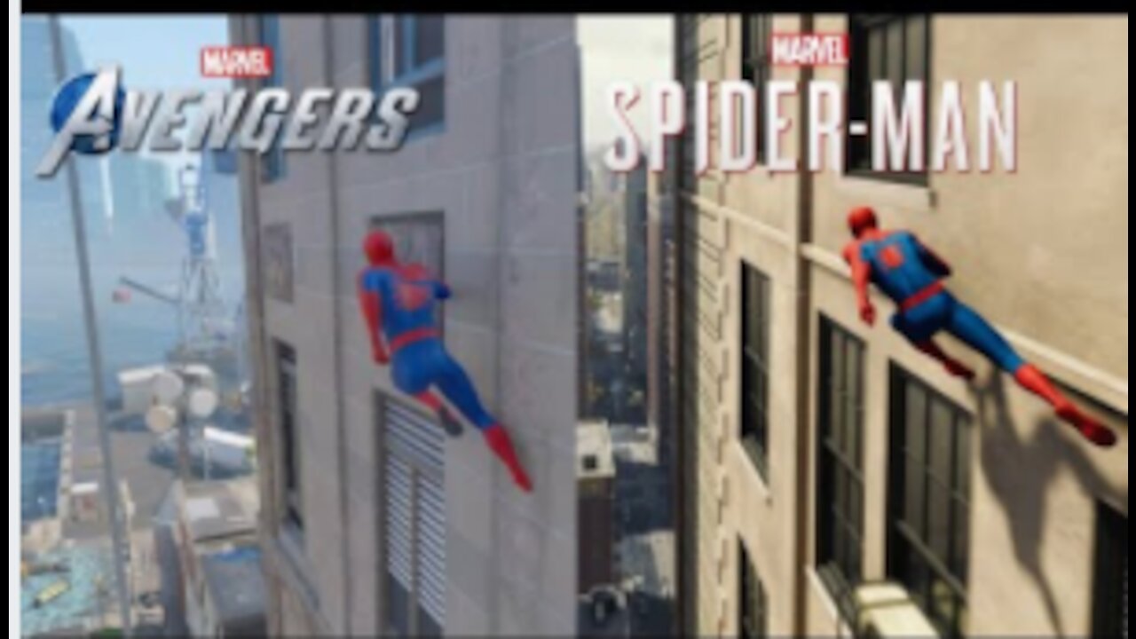 Spider-man Mechanics Comparison | Marvel's Avengers Game And Spiderman 2018 Game