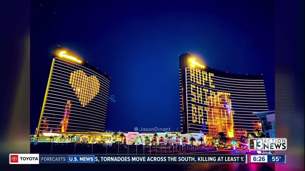 'Hope Shines Bright' on the Las Vegas Strip