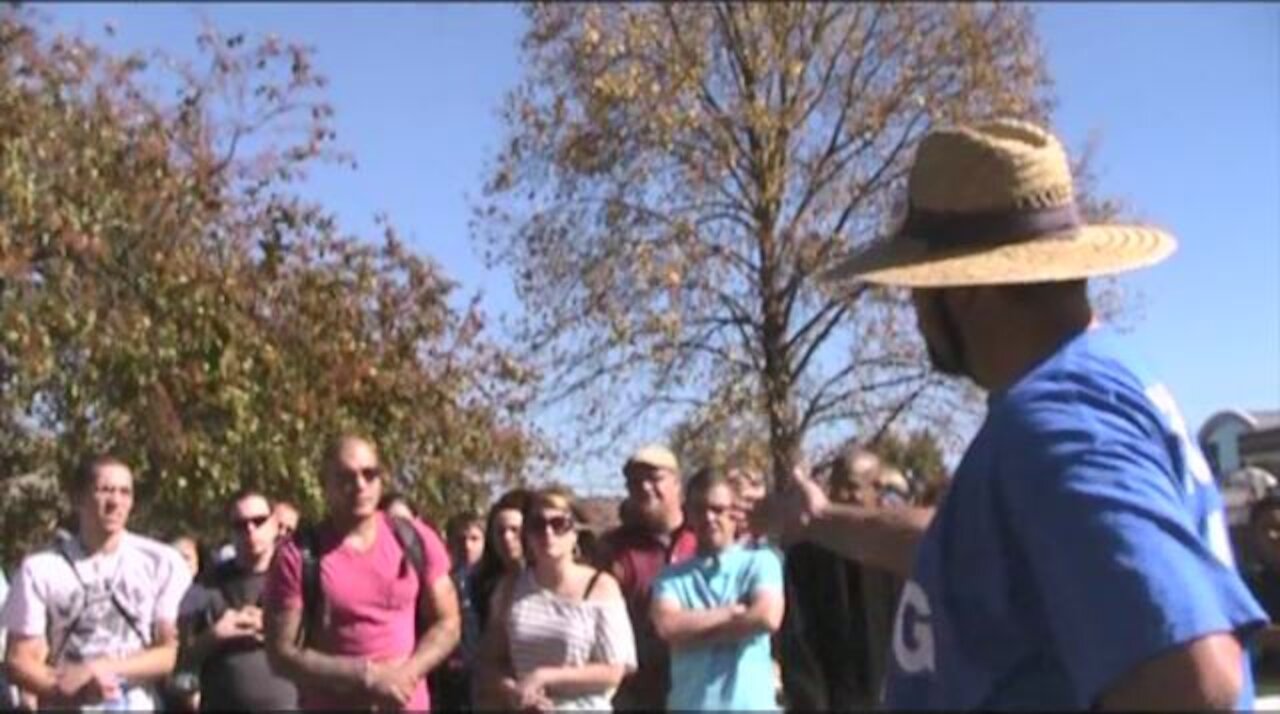 Conversation With A Calvinist - Open Air Preaching MTSU - Kerrigan Skelly