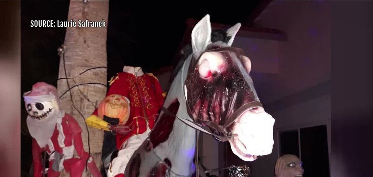 Halloween decorations in Las Vegas
