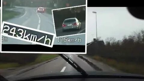 BMW M5 vs Police with 4k surroundings SPEEDED UP to match the original video