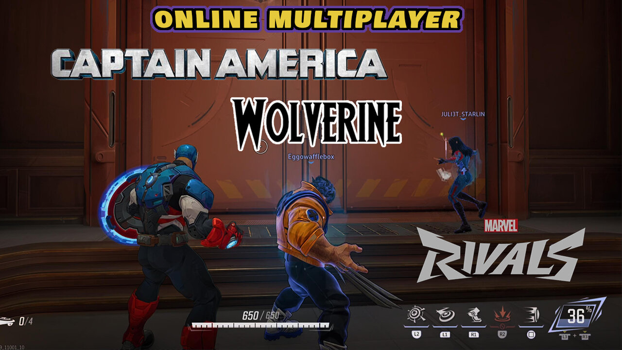 Marvel Rivals | Season 01 - No. 06 | Captain America & Wolverine Online Crossplay Multiplayer on PS5