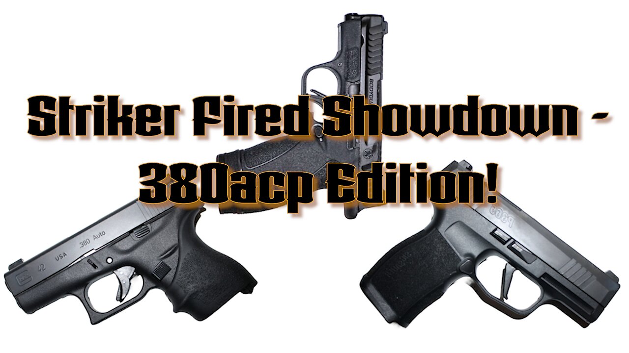 S&W Bodyguard 2.0 vs Sig P365 380 vs Glock G42 - 380 Striker Fired Showdown