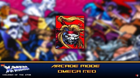 X-Men: Children of The Atom: Arcade Mode - Omega Red