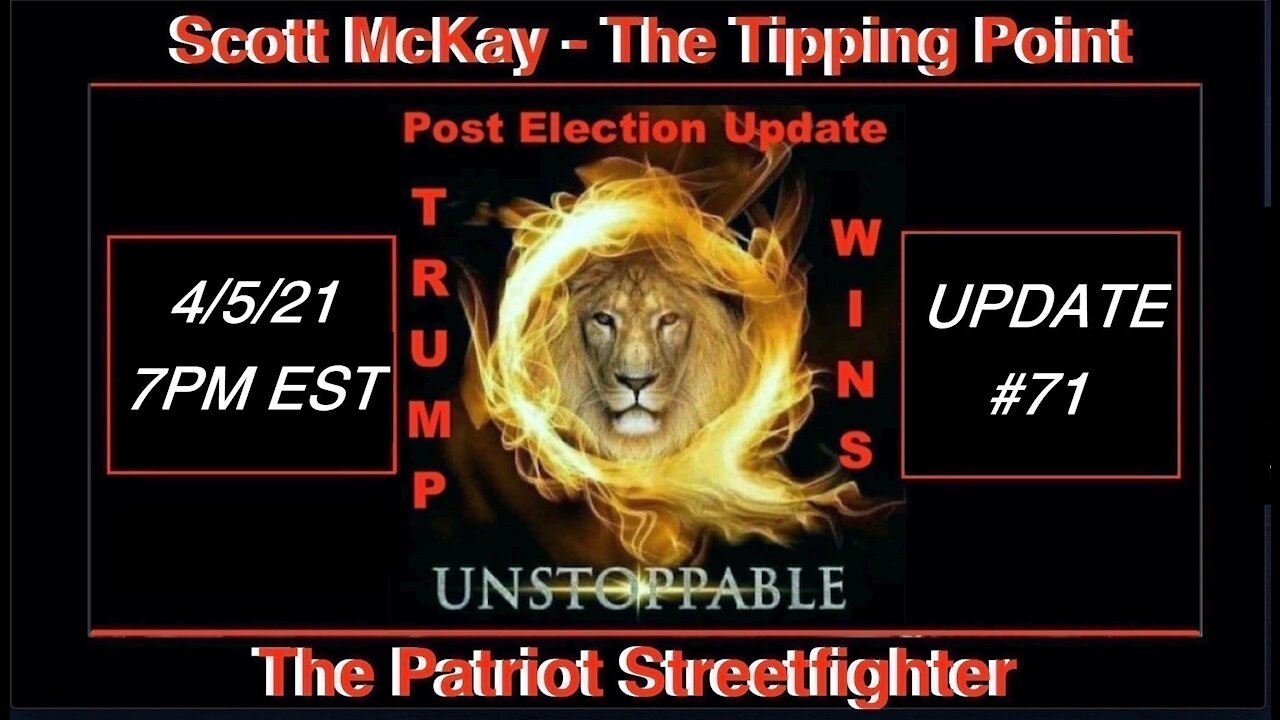 4.5.21 Patriot Streetfighter POST ELECTION UPDATE #71: Charlie Ward & RDS, Patriot SF National Tour