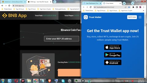 How To Mine Free BINANCE BEP20 BNB At Binance Coin Faucet And Withdraw At Trust Wallet