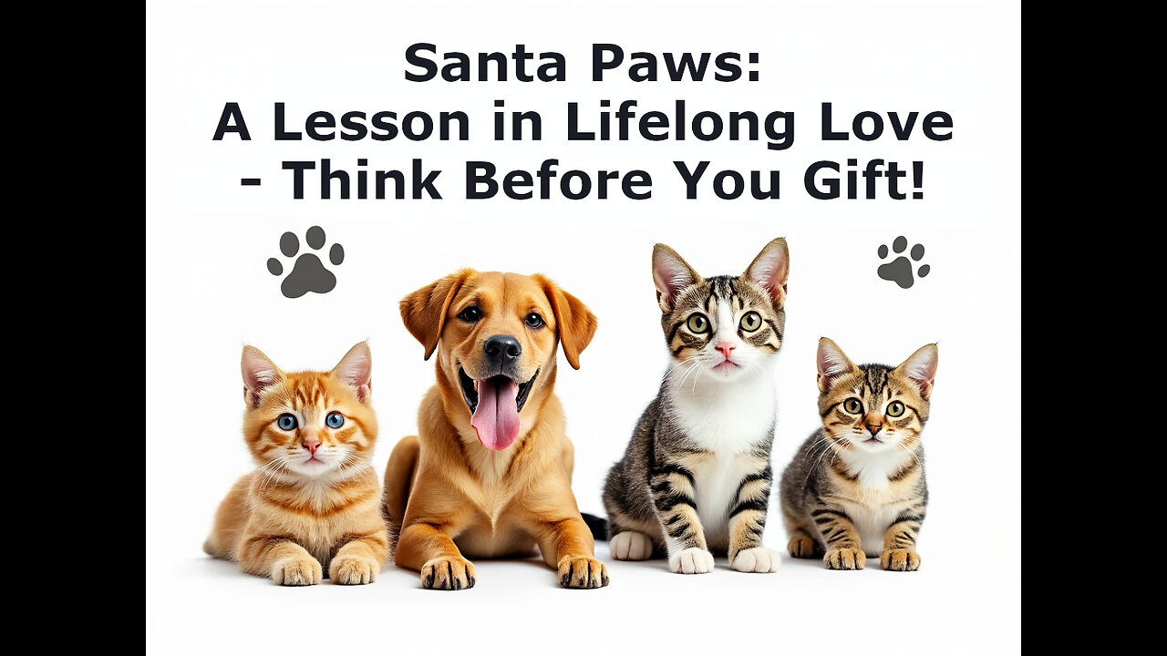 Santa Paws: A Lesson in Lifelong Love - Think Before You Gift!