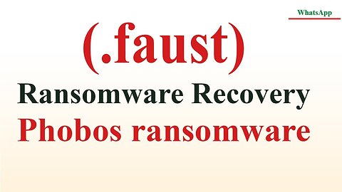 |SOLVED| Faust (.faust) Phobos ransomware virus - removal and decryption