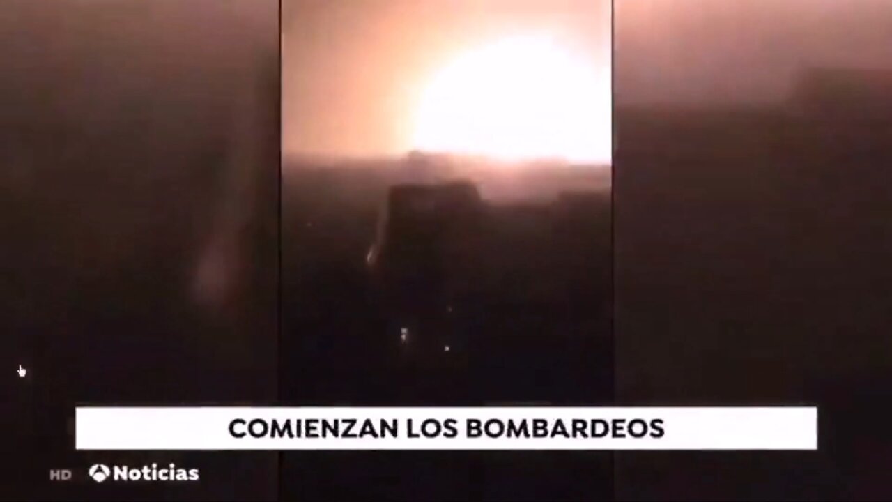 Old explosion in China from 2015 as video of Invasion 24 feb 2022 (Spanish media).